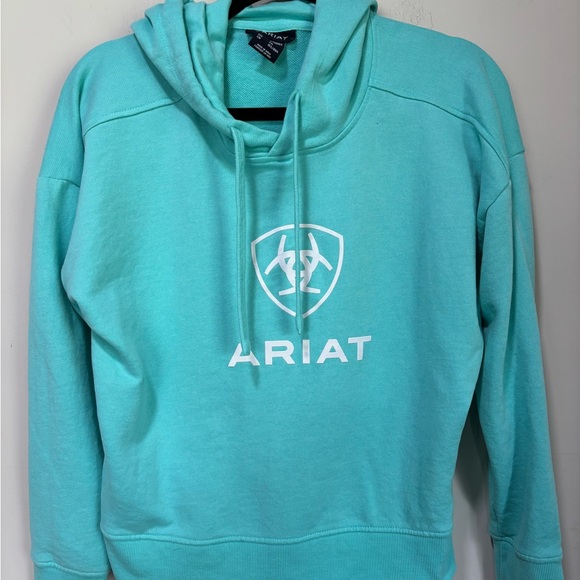 Ariat White Sweater with Logo - Picture 1 of 2